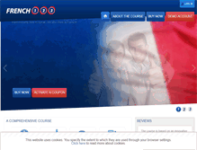 Tablet Screenshot of frenchcourse123.com